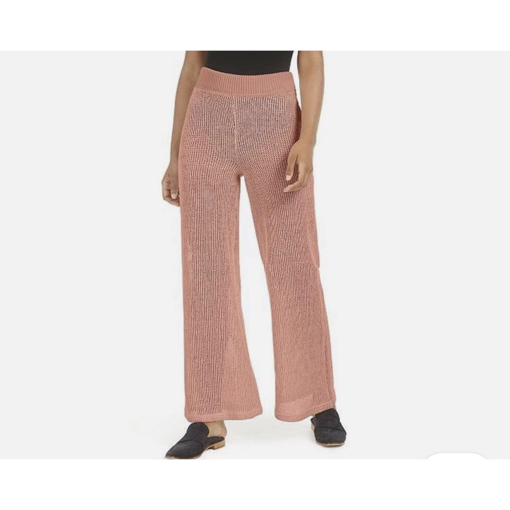 Women Free People Summer Nights Wide-Leg Pants Beach Swim Cover Cozy Small